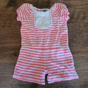 Baby Juicy Couture One Piece Romper Girls Size 18 24 Months Terry Cloth